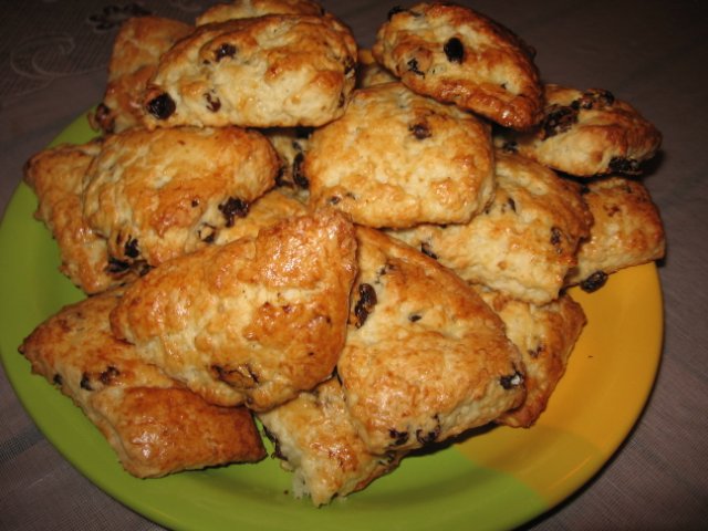 Engelse koekjes "Scones" door R. Bertine