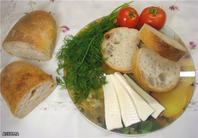 Italian bread (Ann Thibeault) in the oven