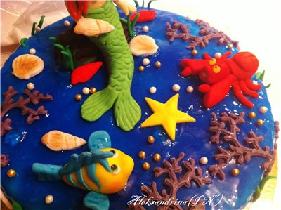 The Little Mermaid Cakes