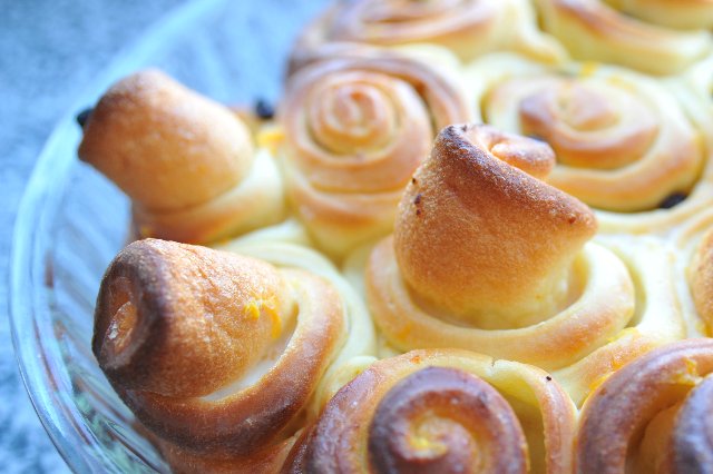 Soaked Orange Buns