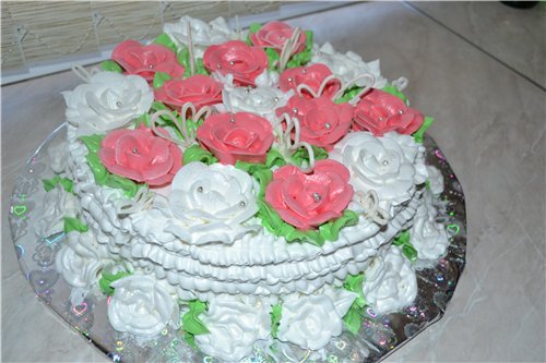 Mga cake ng bulaklak