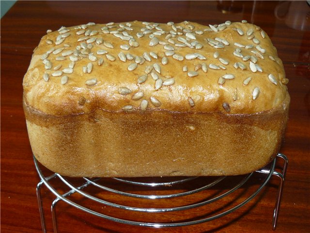 Pan de trigo de masa madre.