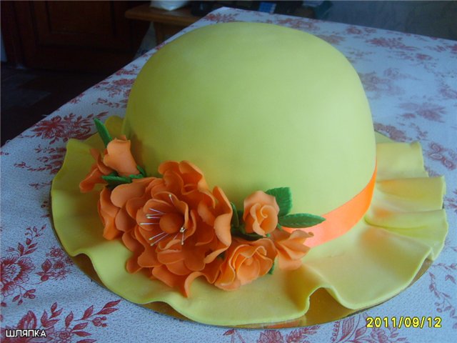 Mga sumbrero, guwantes (cake)