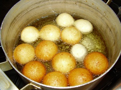 Curd balls