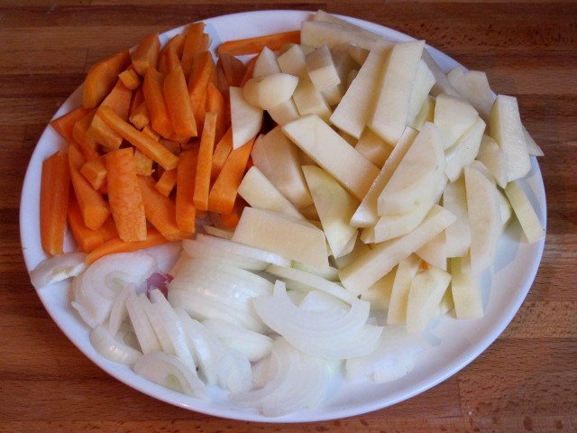 Narhangi - Uzbek stew of vegetables with meat (master class)