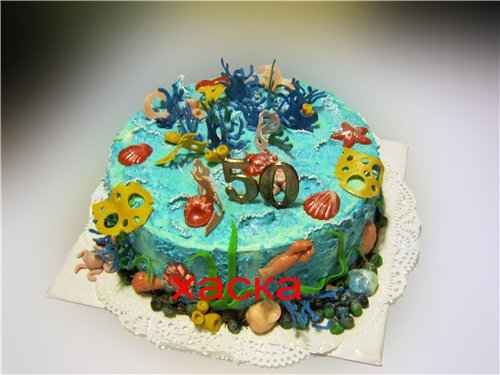 Ships and sea (cakes)