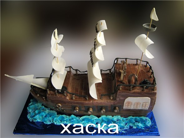 Ships and sea (cakes)