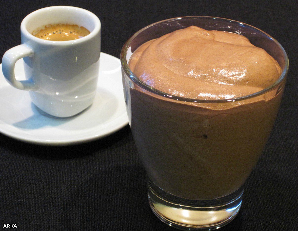 Mousse di marmo al cioccolato