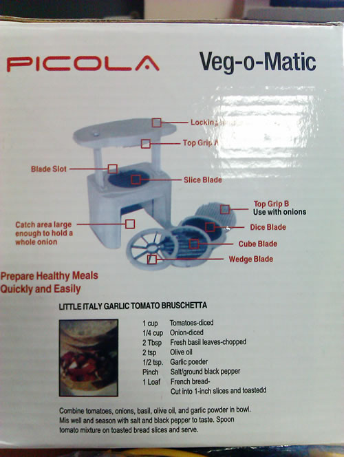 Different vegetable cutters (Nayser Diser, Alligator, etc.)