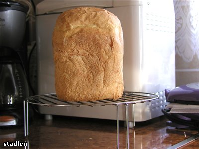 French bread in a bread maker