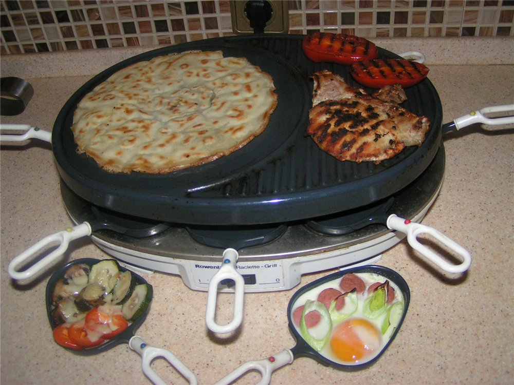 Raclette, fondü