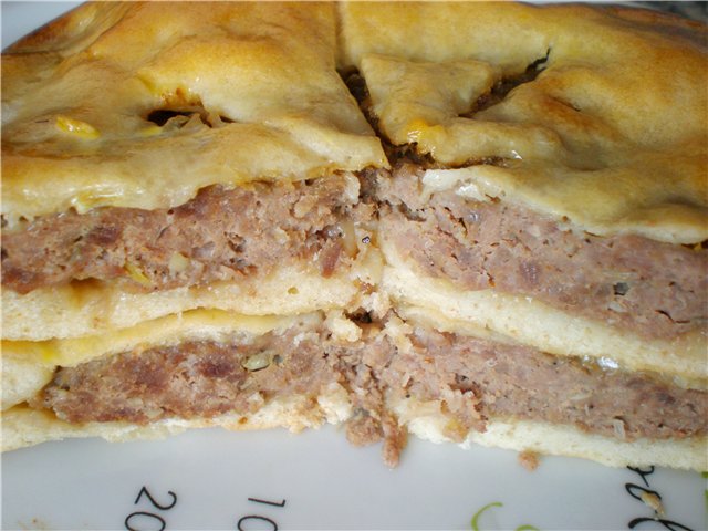 Mga Ossetian pie (recipe)