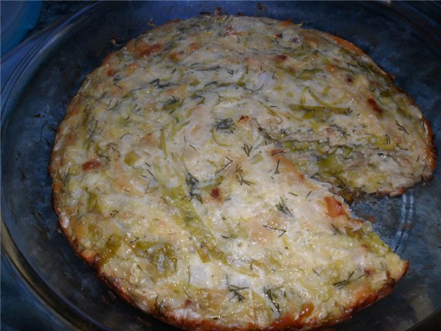 Charlotte di cavolo cinese (o torta di cavolo pigro)