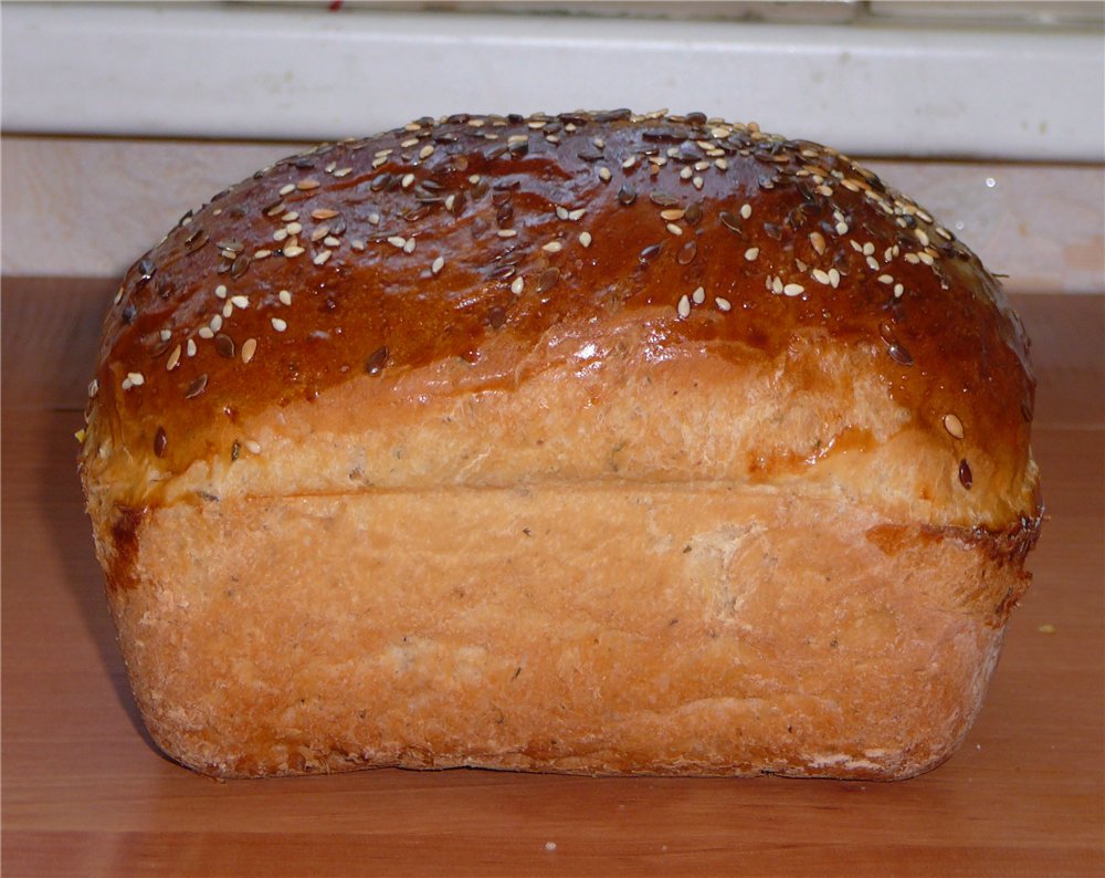 Wheat-potato tin bread (oven)