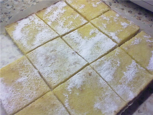 Cake Orange squares