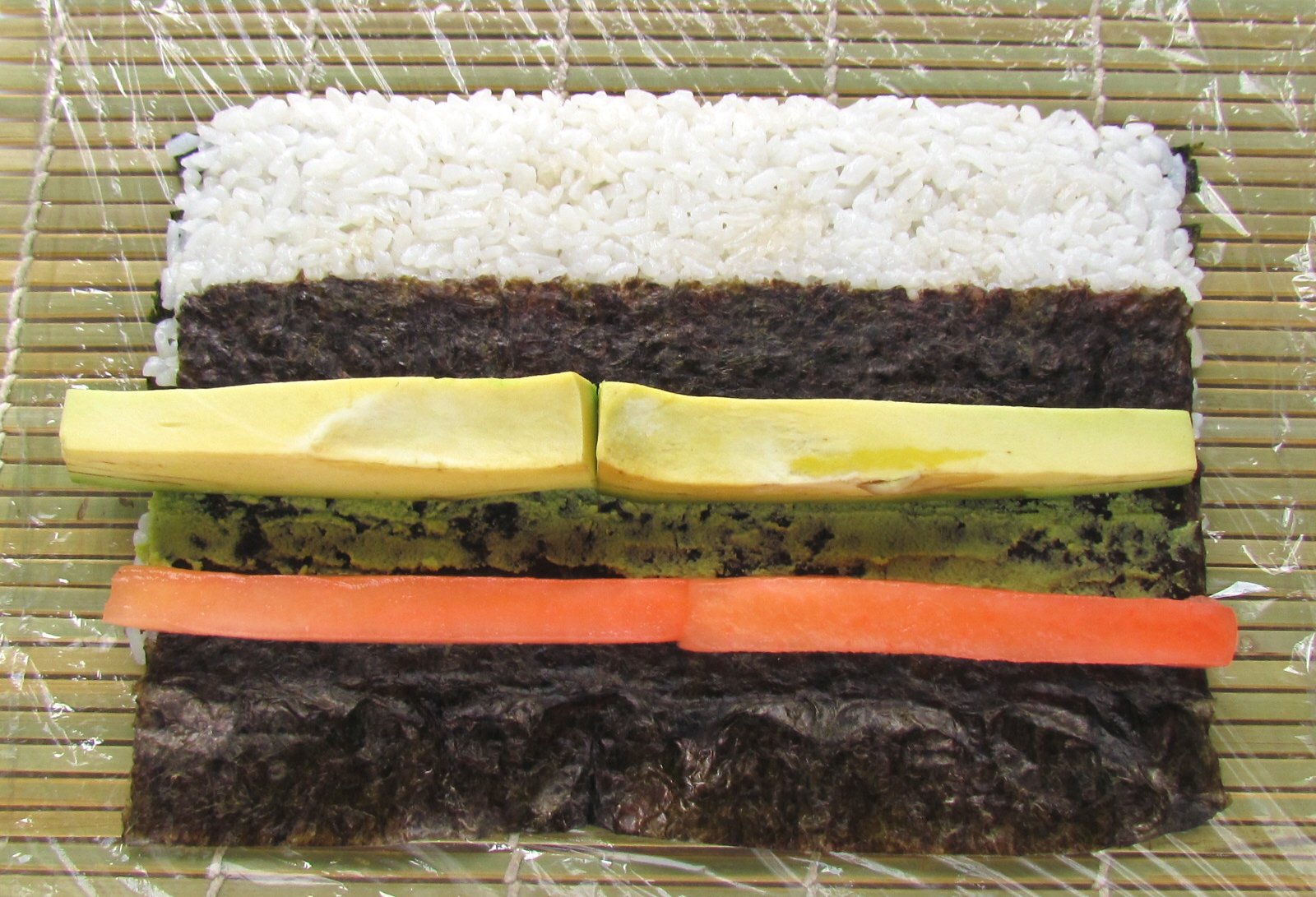 Stripet uramaki