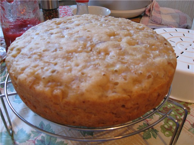 Tarta de manzana con aceite de oliva