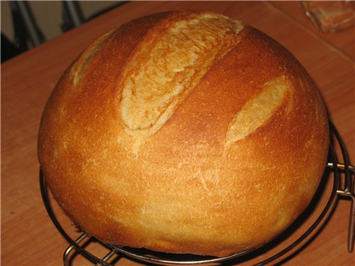 Pane arioso a lievitazione naturale