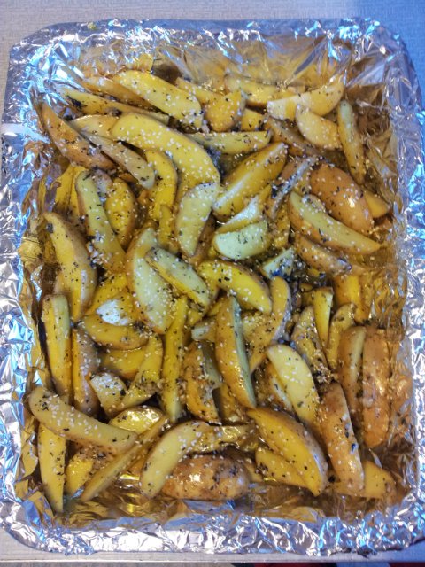 Patates al forn amb una crosta de 