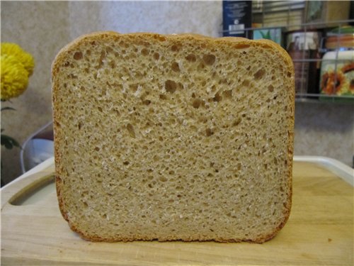 Pane di segale integrale con farina integrale Contadina