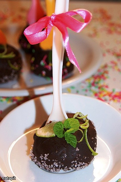 Postre Fantasías de cuajada de chocolate