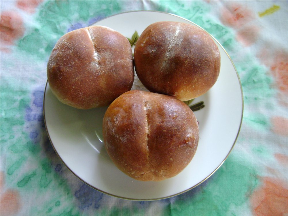 French buns Appetizing ass