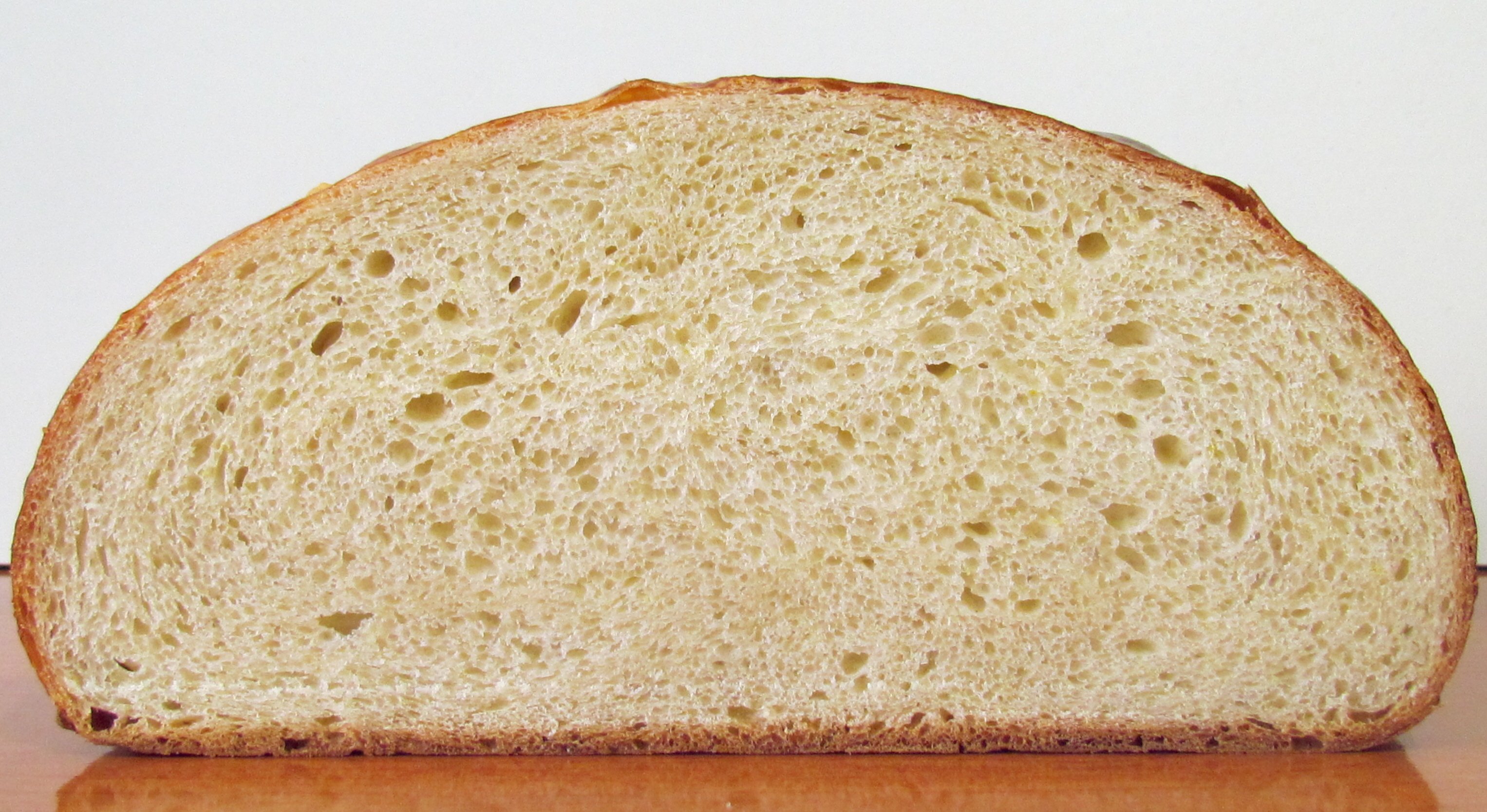 Pan de huevo en el horno