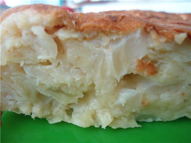 Charlotte di cavolo cinese (o torta di cavolo pigro)