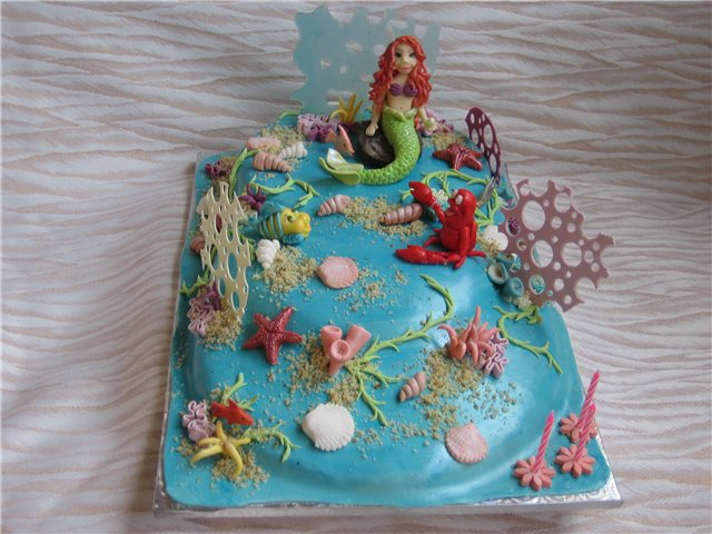 The Little Mermaid Cakes