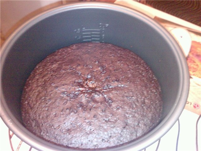 Crazy chocolate cake (in a bread maker)