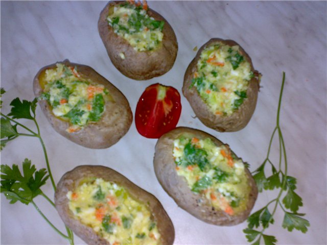 Stuffed potatoes