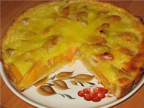 Torta di frutta in francese