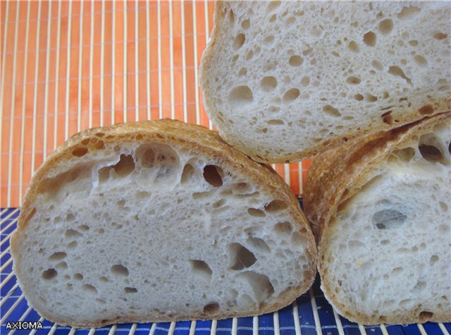 Italian bread (Ann Thibeault) in the oven