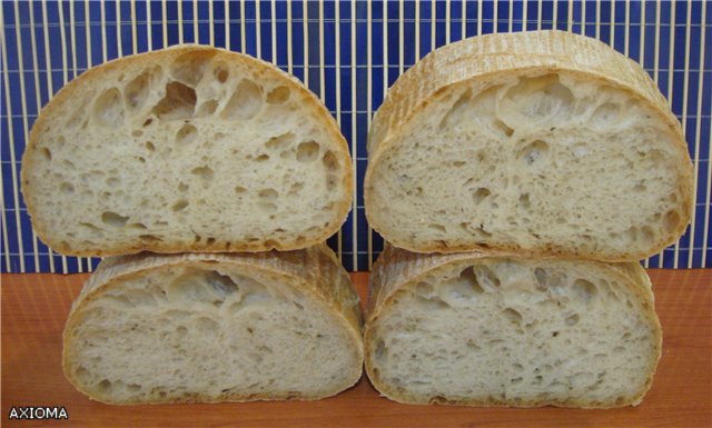 Italian bread (Ann Thibeault) in the oven