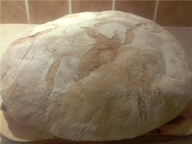 Bread Como (Pane di Como) in the oven (not to be confused with Pane di Come Antico)