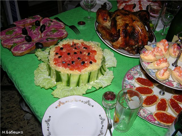 Watermelon salad