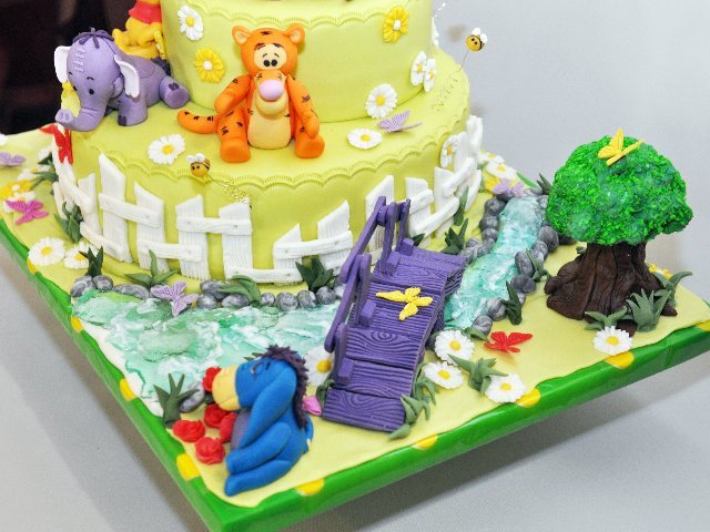 Torte basate sul cartone animato Winnie the Pooh e tutto, tutto, tutto