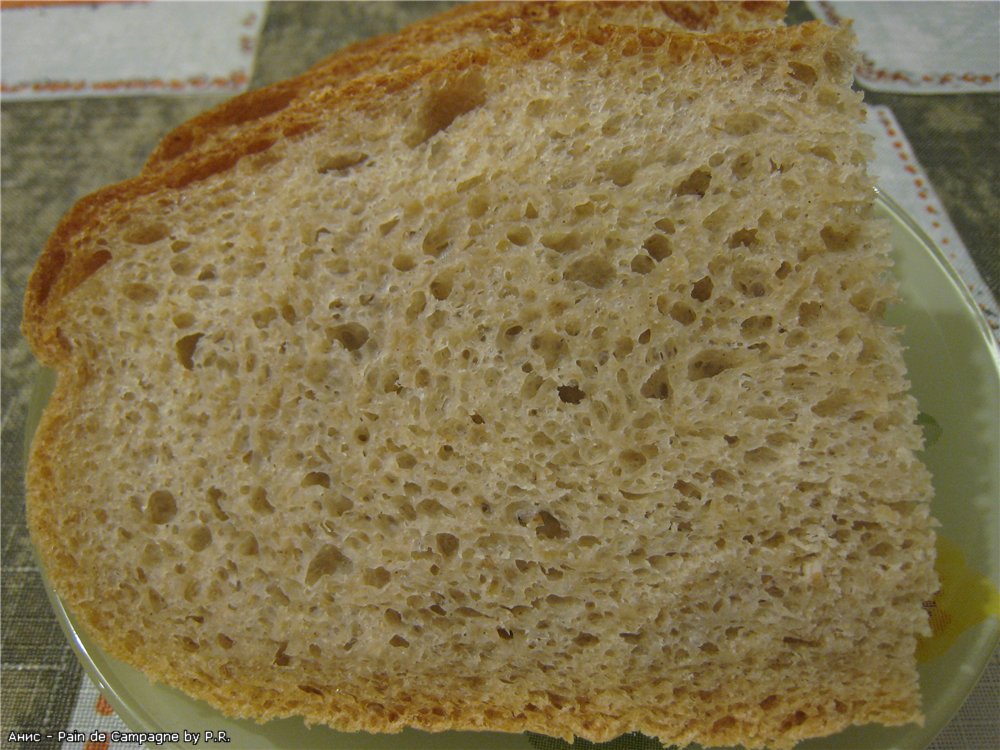 Pain de Campagne de Peter Reinhart (forn)