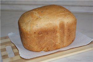 Pane alla cipolla e aneto (macchina per il pane)