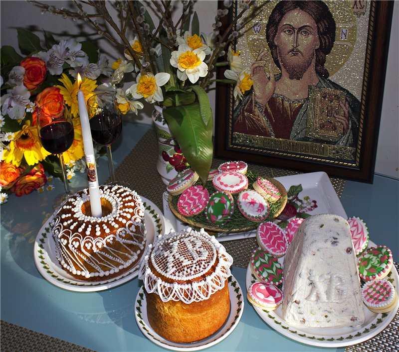 Kulich with Myasoedovskaya in the oven (master class)