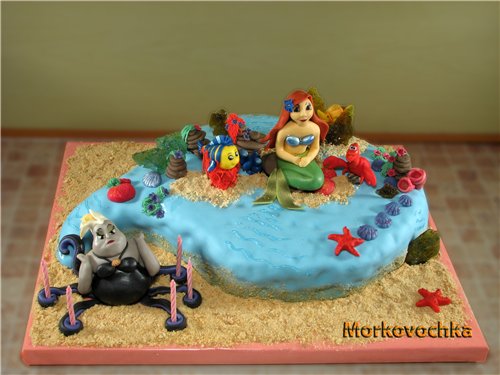 The Little Mermaid Cakes