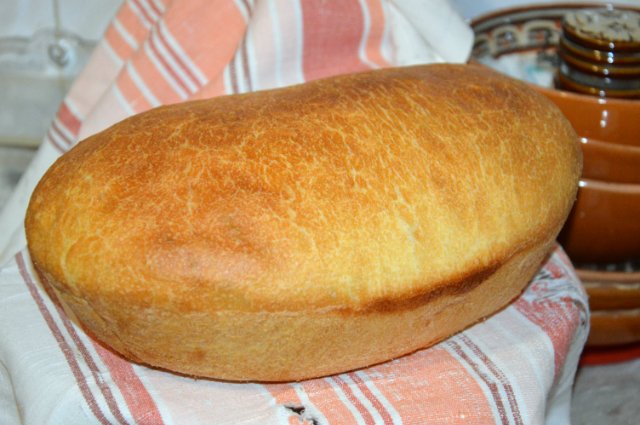 Tarwebrood "Hongaars" in de oven