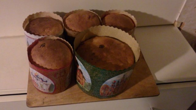 Easter cake on yolks (kneading dough in a bread maker)