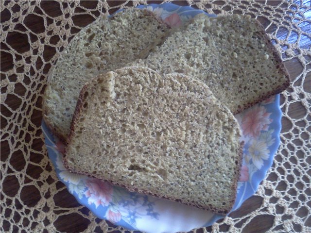 Pane di mais con semi di papavero (forno)