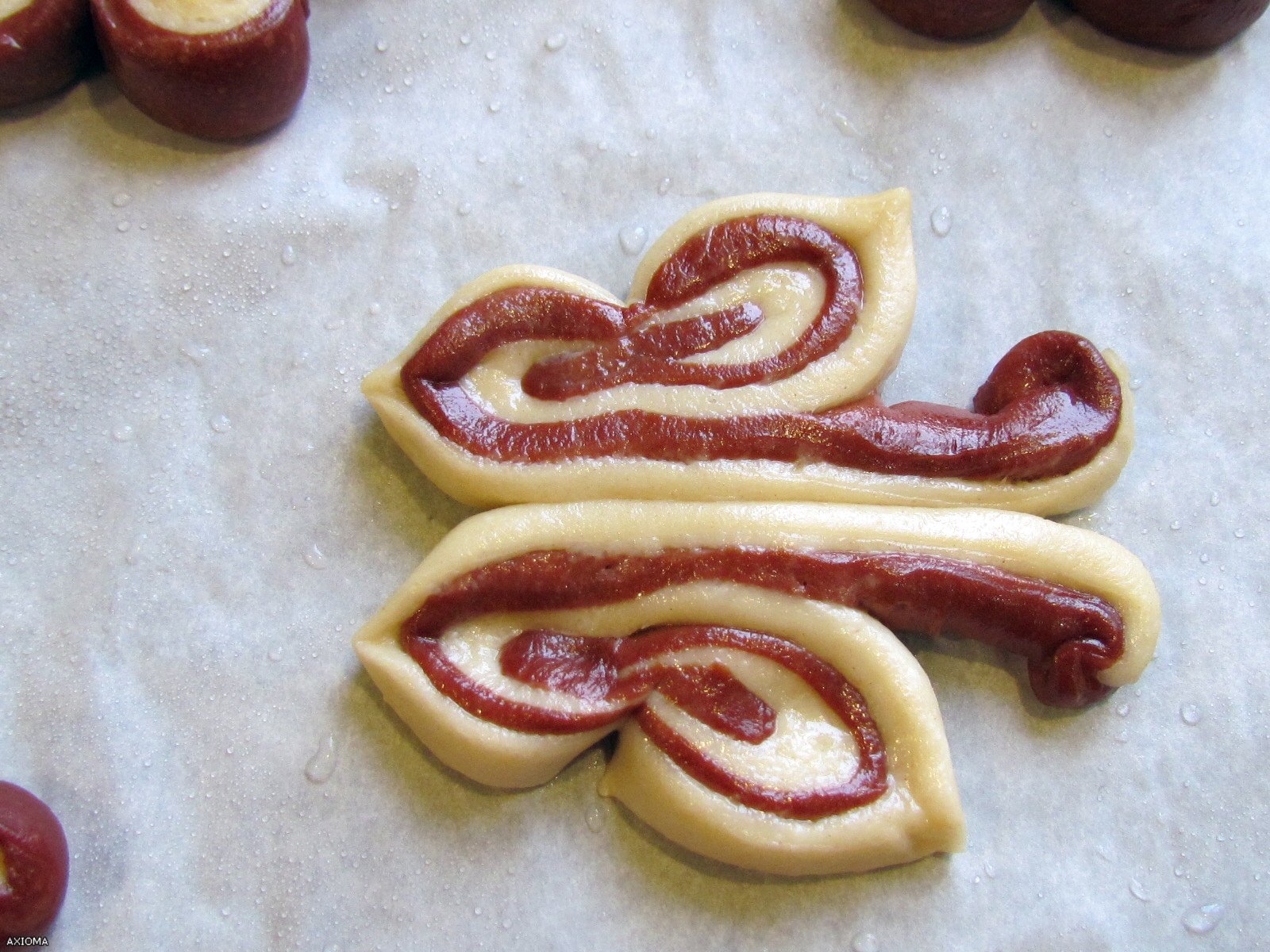 Butterfly Buns, Butterflies (oven)