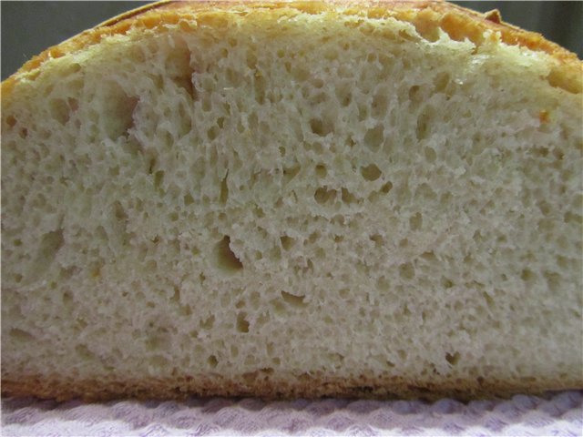 Pan de trigo sobre masa madura (autoleudado)