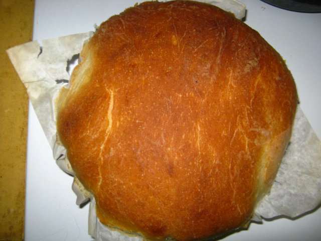 Italian bread (Ann Thibeault) in the oven