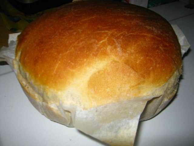 Italian bread (Ann Thibeault) in the oven