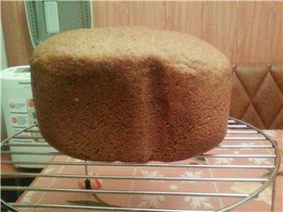 Pane di frumento e segale 50x50 con lievito di birra (macchina per il pane)