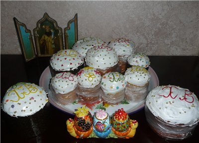 Kulich z Myasoedovskaya w piekarniku (klasa mistrzowska)